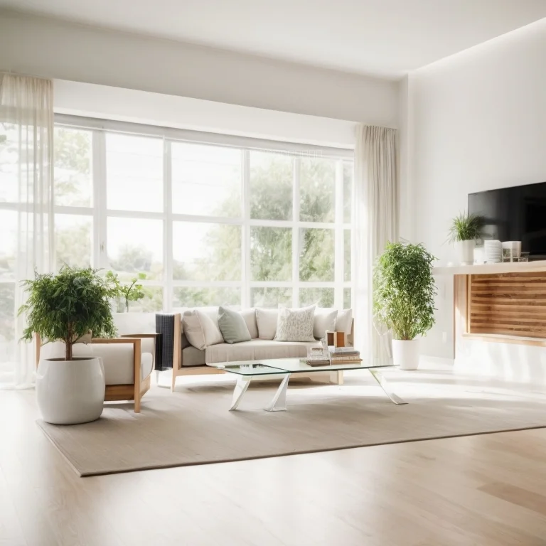 清掃作業中のスタッフ